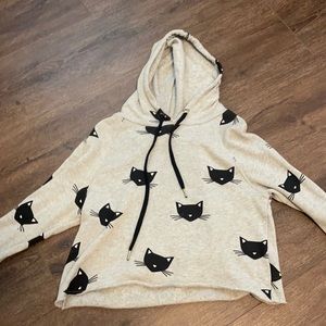 Cropped girls sweatshirt